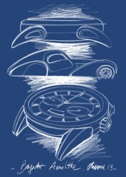 Projekt modelu Bugatti Aérolithe Flyback Chronograph