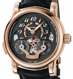 Zegarek firmy Montblanc, model Nicolas Rieussec Chronograph Open Hometime