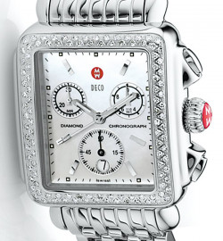 Zegarek firmy Michele Watches, model Deco Diamond White MOP S/S Bracelet