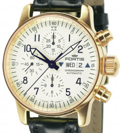 Zegarek firmy Fortis, model Flieger Chrongoraph Edition 18 Kt