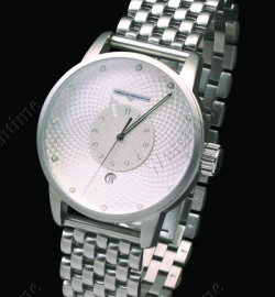 Zegarek firmy Angular Momentum, model Axis Guilloche silver