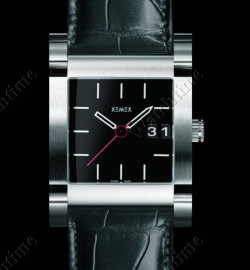 Zegarek firmy Xemex Swiss Watch, model Cross Big Date Schwarz