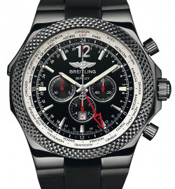 Zegarek firmy Breitling for Bentley, model Bentley GMT Midnight Carbon