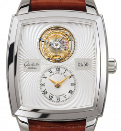 Zegarek firmy Glashütte Original, model Senator Karree Tourbillon
