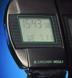 Zegarek firmy Junghans, model Mega 1 von 1990