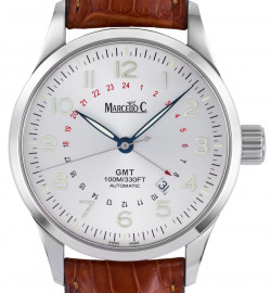 Zegarek firmy Marcello C., model Classik GMT