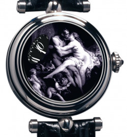 Zegarek firmy Angular Momentum, model Montre Verre Èglomisé en Grisaille