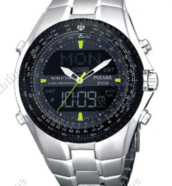 Zegarek firmy Pulsar, model World Timer