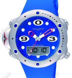 Zegarek firmy Vagary, model Aquadiver Bubble Gum Blue