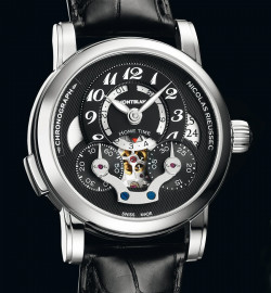Zegarek firmy Montblanc, model Nicolas Rieussec Chronograph Open Home Time
