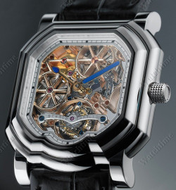 Zegarek firmy Gérald Charles, model Carré - Manual Tourbillon Squelette