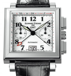 Zegarek firmy Schwarz Etienne, model Chronograph Carree GMT