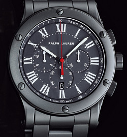 Zegarek firmy Ralph Lauren, model Sporting Chronograph - Black Ceramic