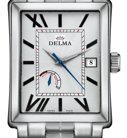 Zegarek firmy Delma, model Klondike Rectangular Steel