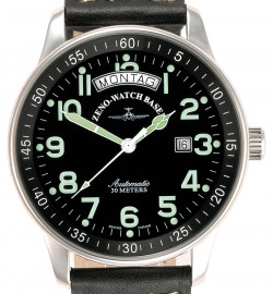 Zegarek firmy Zeno-Watch Basel, model X-Large Pilot Automatik Big Day