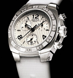 Zegarek firmy Alpina Genève, model Avalanche Chrono Ladies Diamonds
