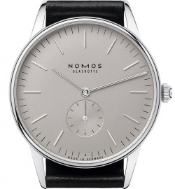 Zegarek firmy Nomos Glashütte, model Orion 38 grau