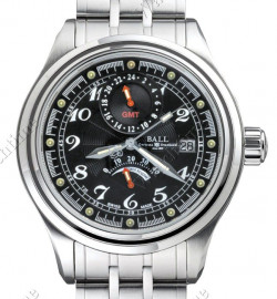 Zegarek firmy Ball Watch USA, model Trainmaster Voyager GMT Power Reserve