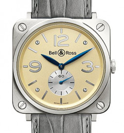 Zegarek firmy Bell & Ross, model BR-S Gold Ivory Dial