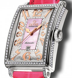 Zegarek firmy Gevril, model Avenue of Americas Glamour Full Bezel Diamond