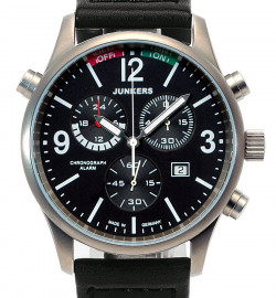 Zegarek firmy Junkers, model Chronograph Alarm Flugweltrekorde 38