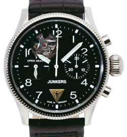 Zegarek firmy Junkers, model Chronograph Mechanik Open Heart