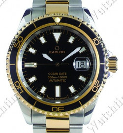 Zegarek firmy Kadloo, model Ocean Date Gold