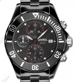 Zegarek firmy Nivrel, model Black Wild Sea