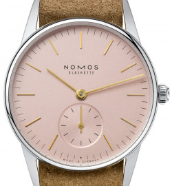 Zegarek firmy Nomos Glashütte, model Orion 33 rosé