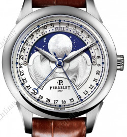 Zegarek firmy Perrelet, model Big Size Central Lunar Phase