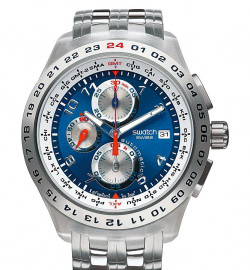 Zegarek firmy Swatch, model Chrono Automatic Blunge