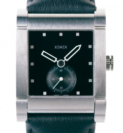 Zegarek firmy Xemex Swiss Watch, model Midsize Petite Seconde Schwarz