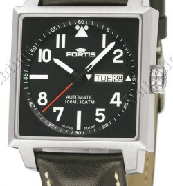 Zegarek firmy Fortis, model Square Day/Date