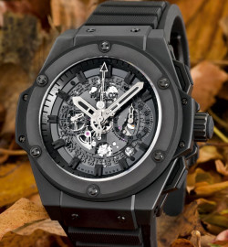 Zegarek firmy Hublot, model King Power Unico All Black