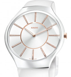 Zegarek firmy Rado, model True Thinline White Jubilé L