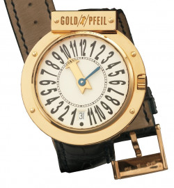 Zegarek firmy Goldpfeil Genève, model Pupitre-Uhr