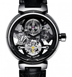 Zegarek firmy Louis Vuitton, model Tourbillon Tambour Monogram