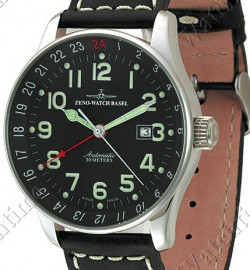 Zegarek firmy Zeno-Watch Basel, model X-Large Pilot Automatik GMT