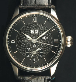 Zegarek firmy RGM, model GMT Guilloche Model 350 E