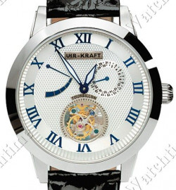 Zegarek firmy Uhr-Kraft, model Tourbillon mit Gangreserve und Datum
