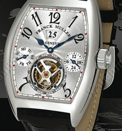 Zegarek firmy Franck Muller, model Tourbillon mit Vollkalender und zweiter Zeitzone