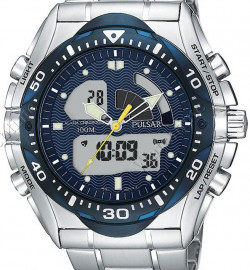 Zegarek firmy Pulsar, model Tech Gear Analog/Digital Alarm Chronograph