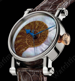 Zegarek firmy Speake-Marin, model Ammonite Fossil