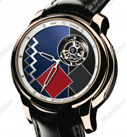 Zegarek firmy Jean Dunand, model Tourbillon Orbital Chinese Lacquer