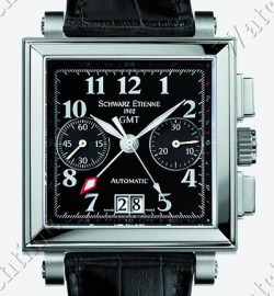 Zegarek firmy Schwarz Etienne, model Chronograph Carrée GMT