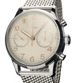 Zegarek firmy Stowa, model Stowa Chronograph hell poliert mit Milanaiseband