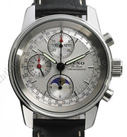 Zegarek firmy Zeno-Watch Basel, model De-Luxe Tri-Compax Moonphase Chronograph