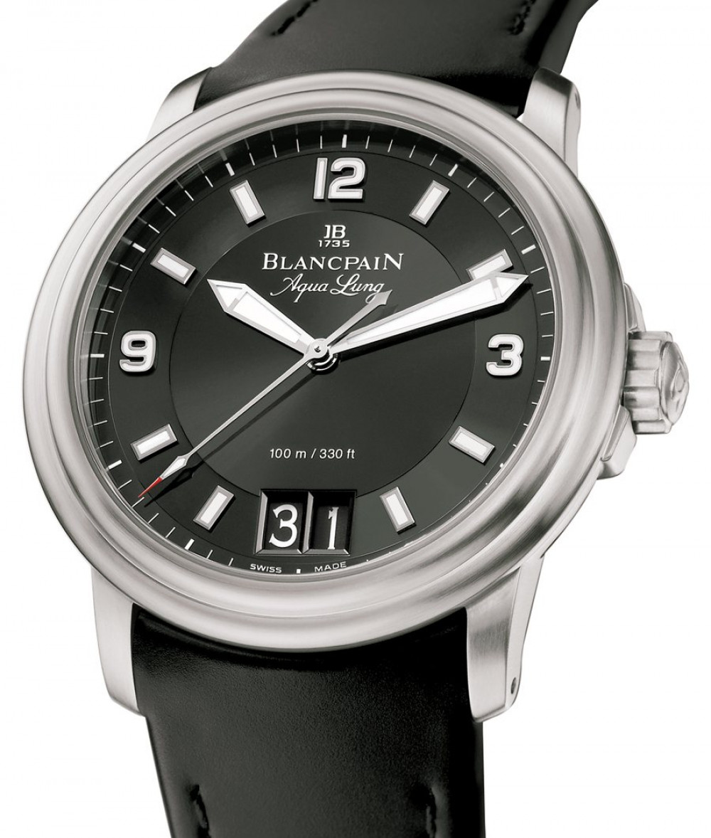 Blancpain model Léman Grande Date Aqua Lung z kolekcji Léman , nr ref. 2850B-1130-64B , koperta stal nierdzewna