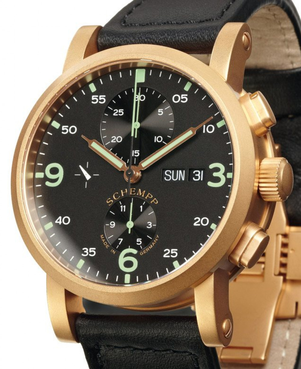 Zegarek firmy Schempp, model Fliegerchronograph