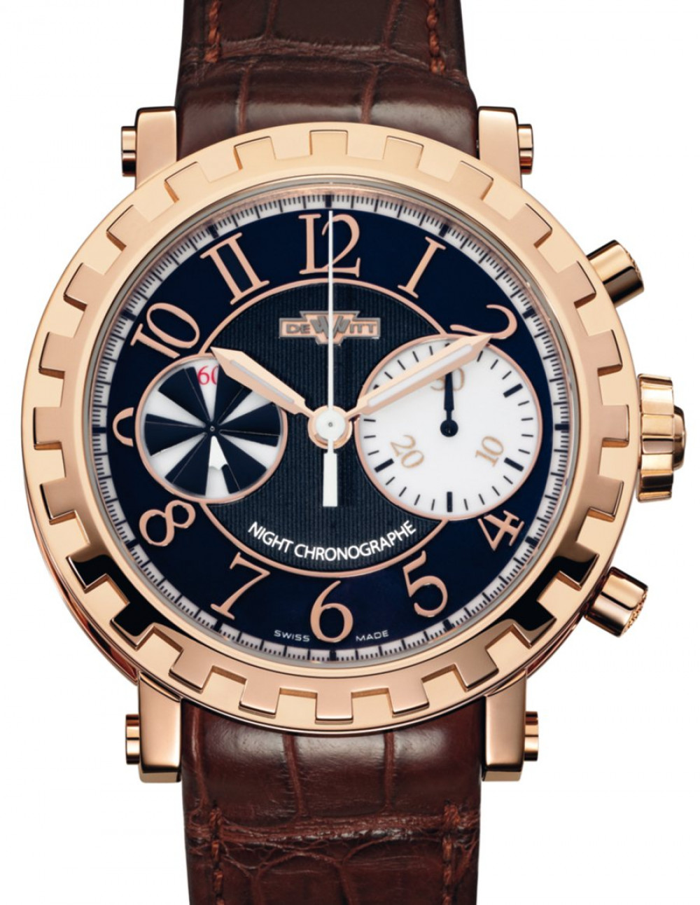 Zegarek firmy DeWitt, model Academia Chronographe Séquentiel